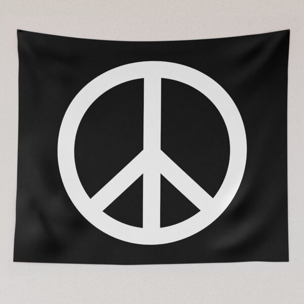 Item preview, Peace Symbol | Black & White designed and sold by NobodysHero.