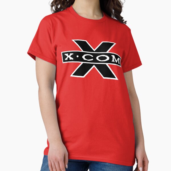 Vista previa del artículo con la obra «Logotipo clásico de XCOM», diseñado y vendido por AilurusFulgenz.