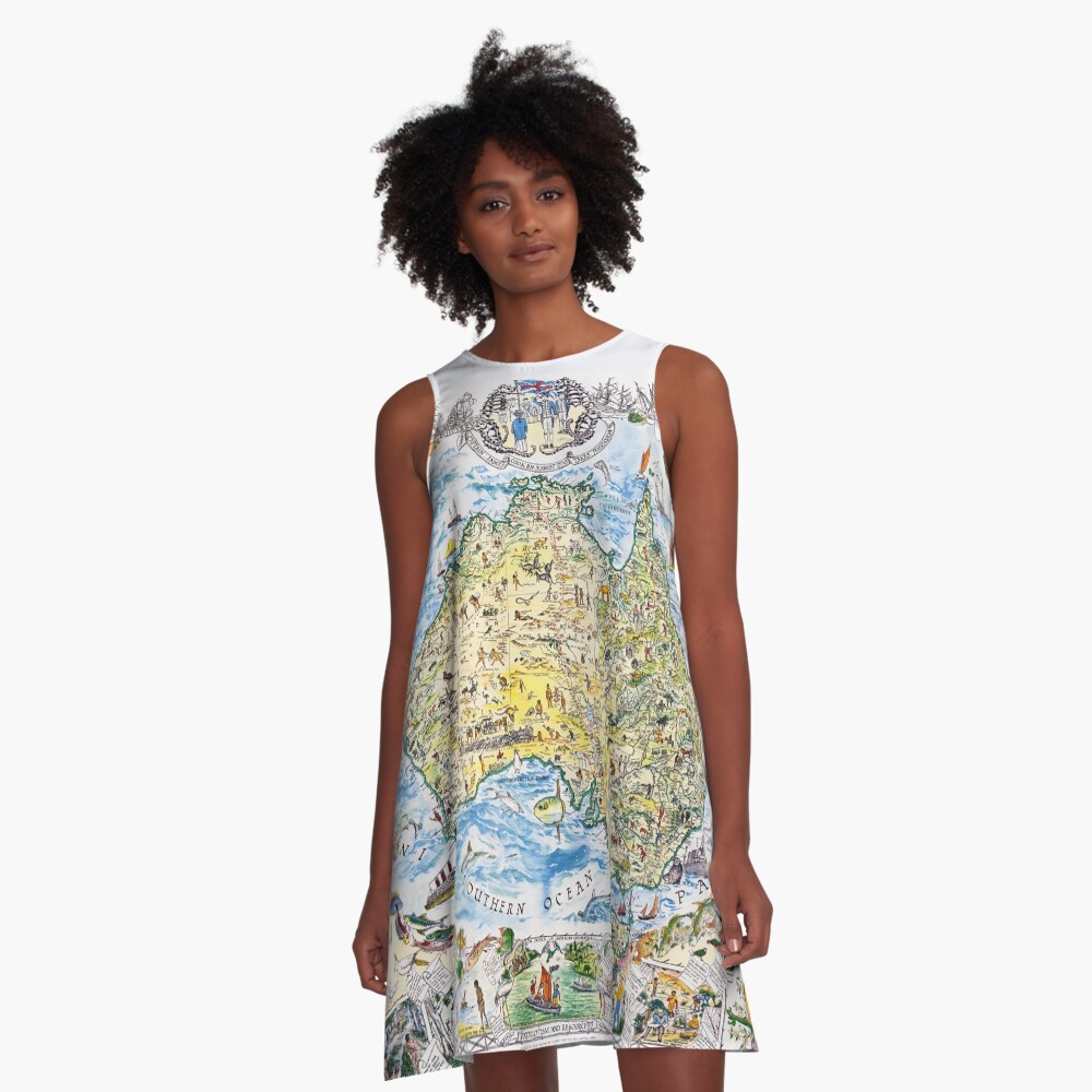 Item preview, A-Line Dress designed and sold by sunrisecoast.