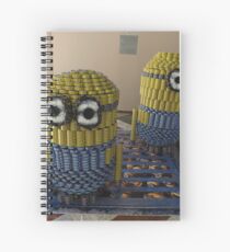 Canstruction, Sculpture Made of Food Cans, Minions, World Financial Center, New York City Spiral Notebook