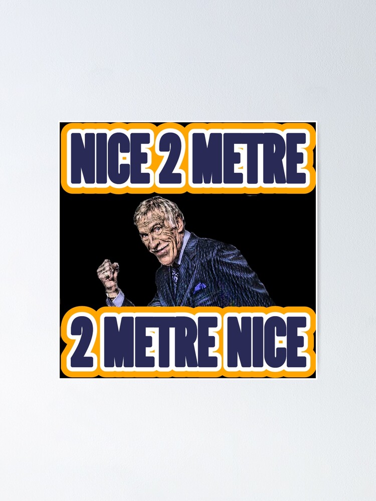 Nice 2 Metre Poster By Halibutgoatramb Redbubble