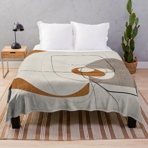 Item preview, Minimalist Abstract Art Shapes - Scribbles Terracotta 2 designed and sold by simplydesignart.
