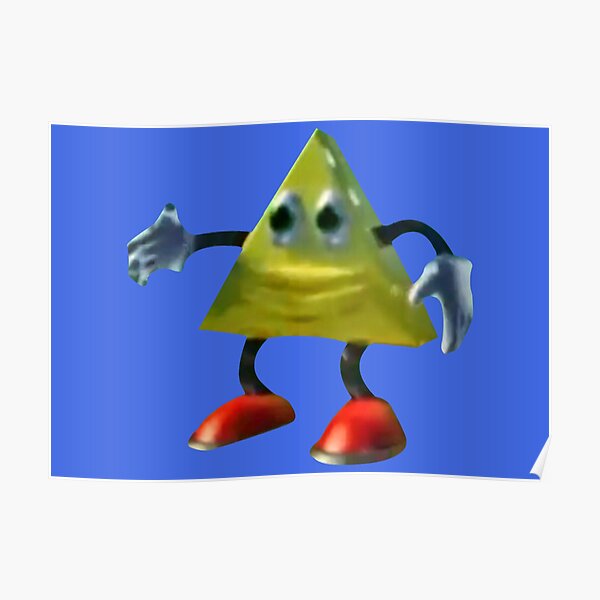 Dancing Triangle Meme Poster