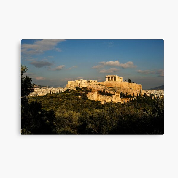 The Acropolis and Herodion Theatre Canvas Print