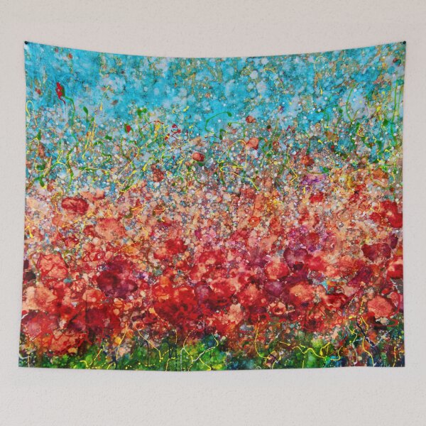 Item preview, Field Of Spring Poppies  designed and sold by Rocky Mountain Artistry.