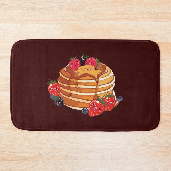 Item preview, Pancake Kawaii strawberry rasberry butter designed and sold by Collagedream.