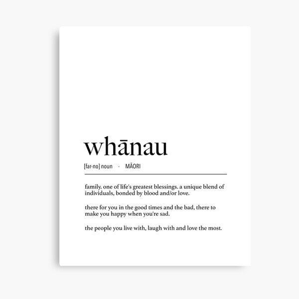 Item preview, New Zealand Maori Whanau (Family) Definition designed and sold by lolomastudio.
