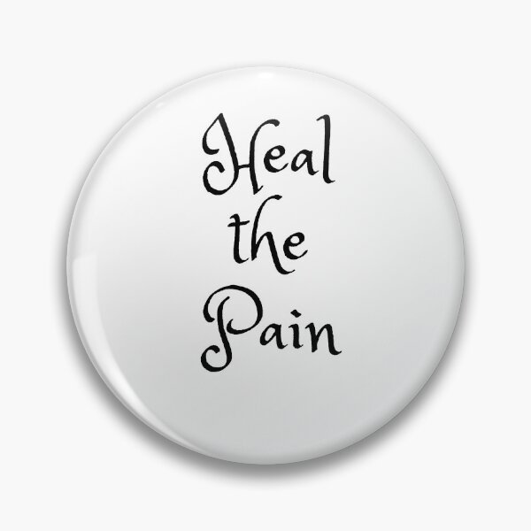 Item preview, Yoga Heal the Pain (bl) designed and sold by Puji Designs.