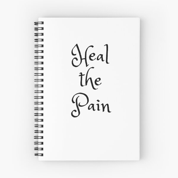 Item preview, Yoga Heal the Pain (bl) designed and sold by Puji Designs.