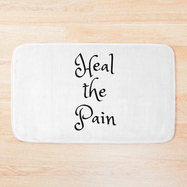Item preview, Yoga Heal the Pain (bl) designed and sold by Puji Designs.