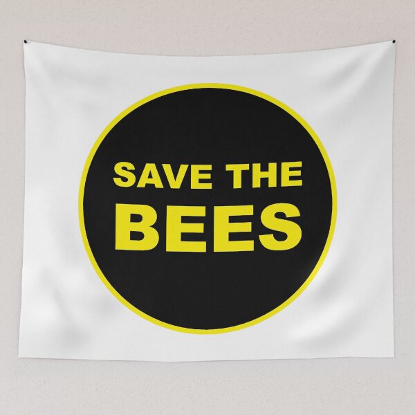Item preview, Save The Bees | Yellow & Black designed and sold by NobodysHero.