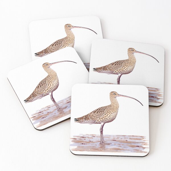 Item preview, Far-eastern Curlew painting designed and sold by kokayart.