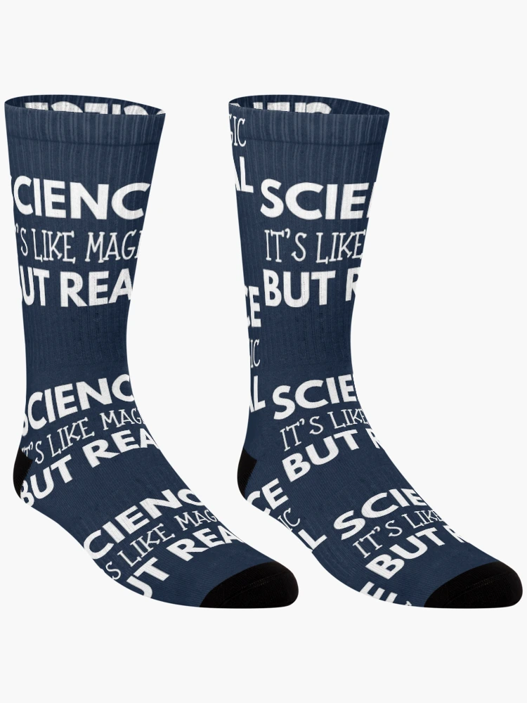 Thumbnail 3 of 5, Socks, Science Is Real Pro Science Evolution designed and sold by IntegrityDesign.