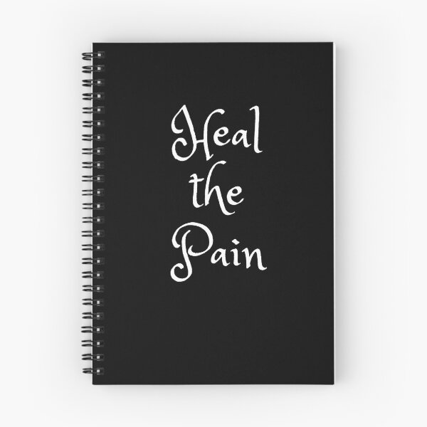 Item preview, Yoga Heal the Pain (wt) designed and sold by Puji Designs.