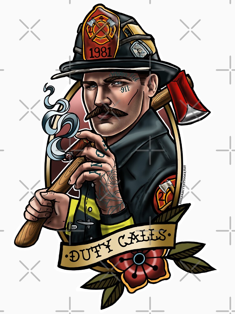 Freshly Completed Firefighting Tattoo by Rachael Shelly at Black Vulture  Gallery in Philadelphia  Fire fighter tattoos Firefighter tattoo Fireman  tattoo