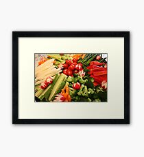 Vegetables Framed Print