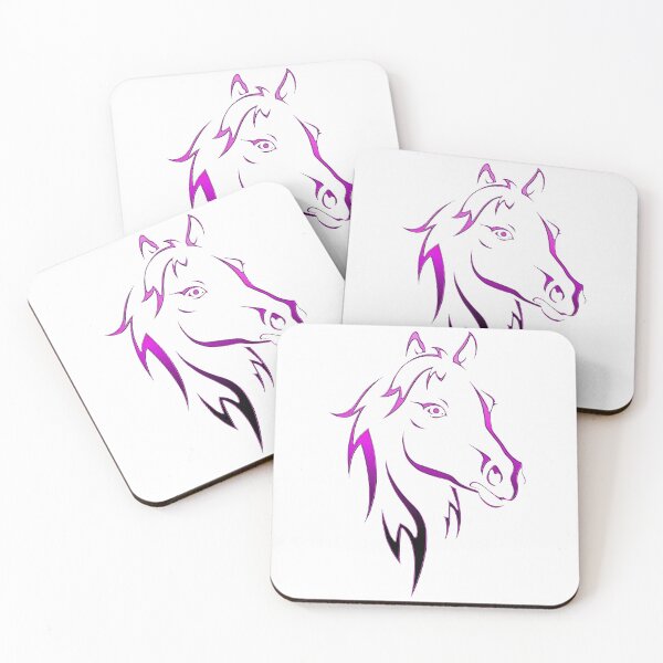 Item preview, Pink Horse Head Silhouette designed and sold by GR-ART.