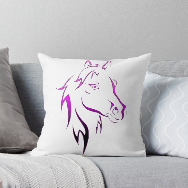 Item preview, Silueta de cabeza de caballo rosa designed and sold by GR-ART.