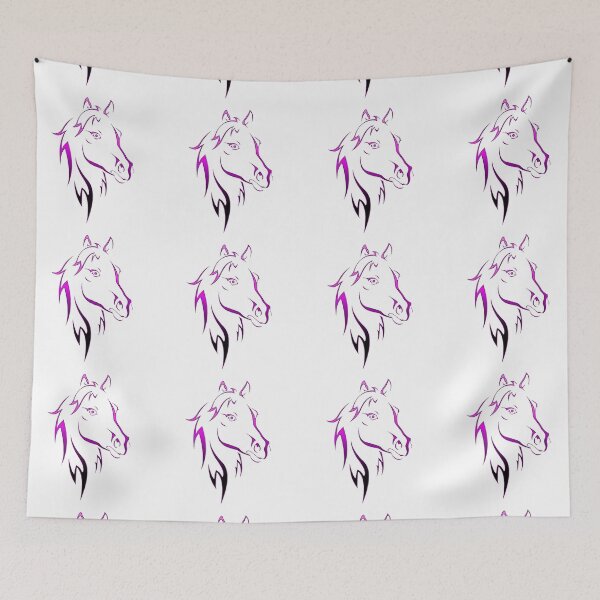 Item preview, Pink Horse Head Silhouette designed and sold by GR-ART.