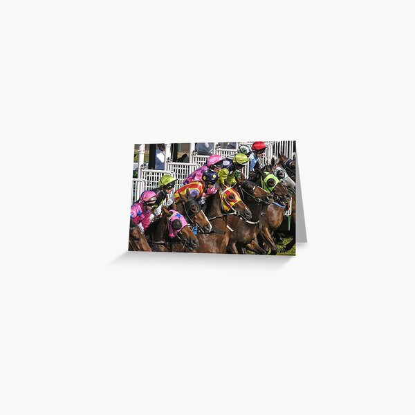 Racing!! Greeting Card