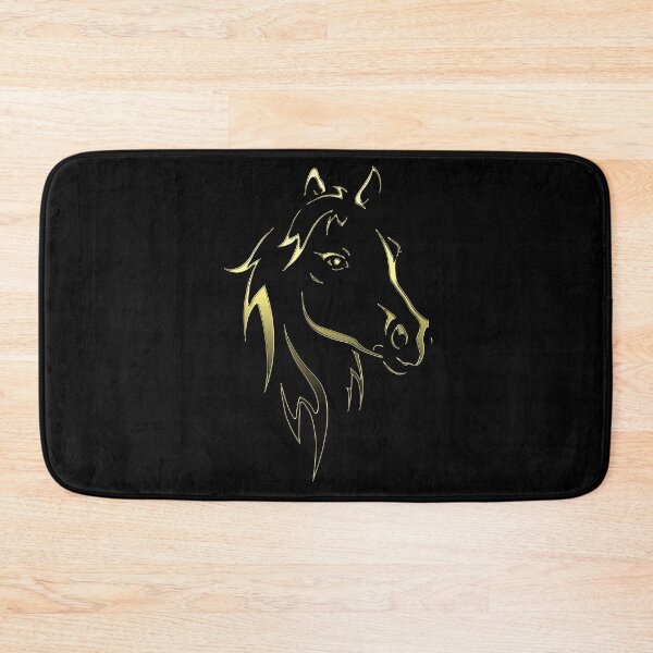Item preview, Funny Yellow Horse Head Silhouette designed and sold by GR-ART.