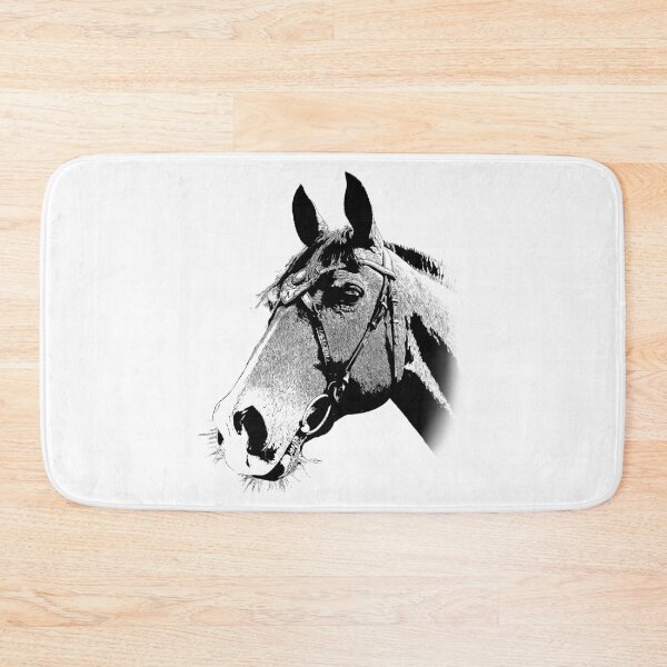Item preview, Black and White Horse Sketch designed and sold by Mr Lee.