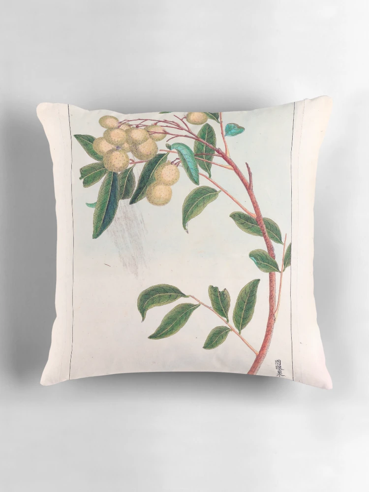 Aperçu 3 sur 4. Coussin avec l'œuvre Le grand jardin de l'univers... créée et vendue par Rodeoclash.