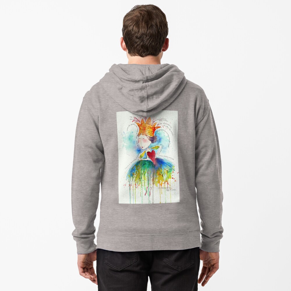 Item preview, Zipped Hoodie designed and sold by evacrawford.