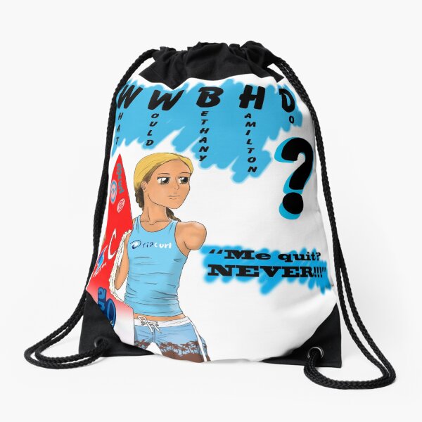 What Would Bethany Hamilton Do? Drawstring Bag