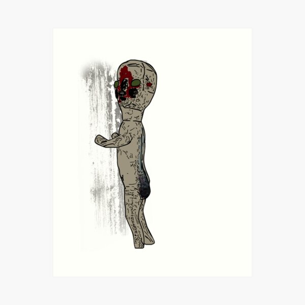 SCP 173 Secure Contain Protect Monster Cute Peanut Art Board Print for  Sale by clamourprospect