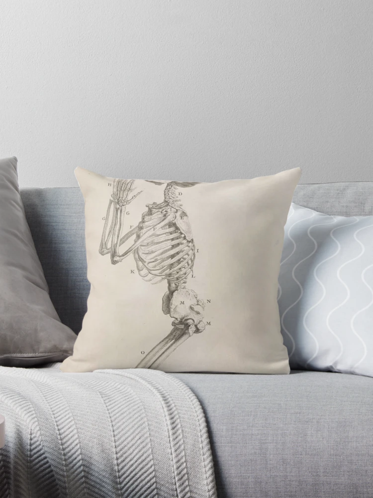 Aperçu 1 sur 4. Coussin avec l'œuvre Osteographia or the Anatomy of... créée et vendue par Rodeoclash.