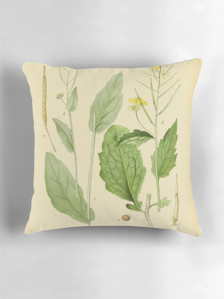 Aperçu 3 sur 4. Coussin avec l'œuvre Billeder af Nordens flora... créée et vendue par Rodeoclash.