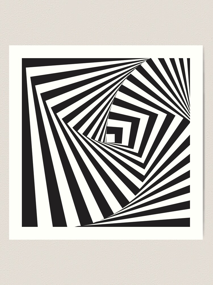 絵画 illusion OP ART, How to draw optical illusion art , Geometric art