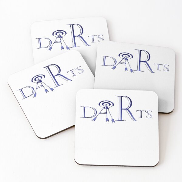 Item preview, Metallic blue Darts Lettering designed and sold by GR-ART.