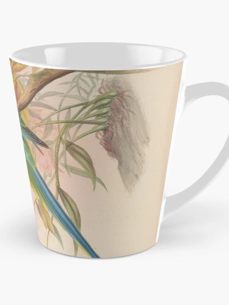 Aperçu 1 sur 4. Mug à café avec l'œuvre Birds of Asia by John... créée et vendue par Rodeoclash.