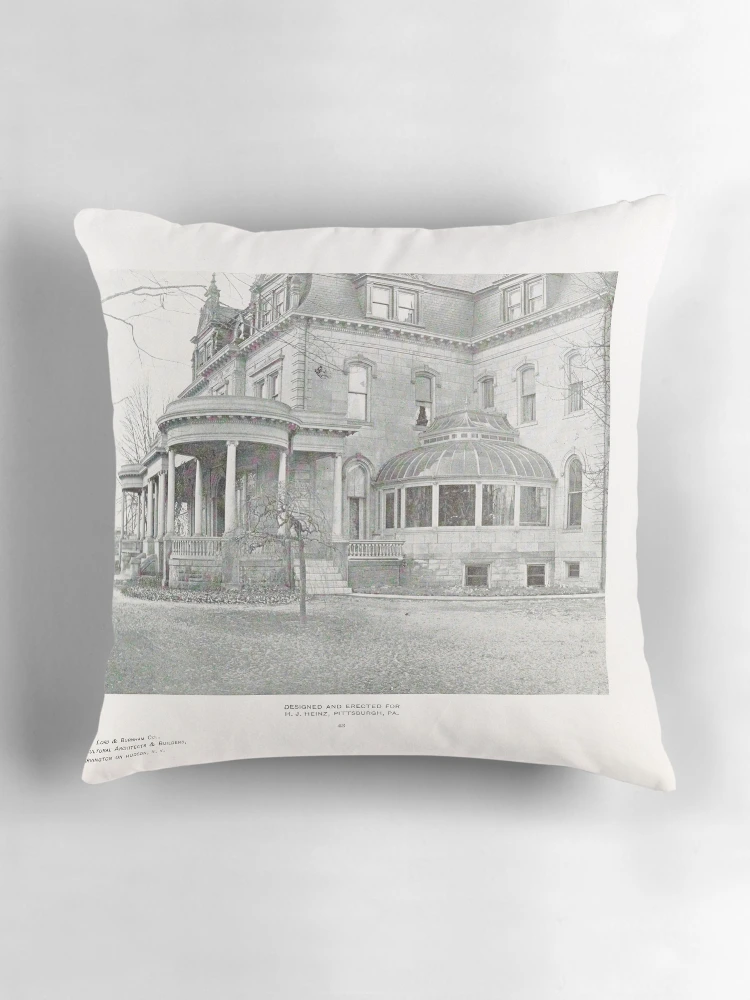 Aperçu 3 sur 4. Coussin avec l'œuvre Catalogue of greenhouses Irvington NY... créée et vendue par Rodeoclash.