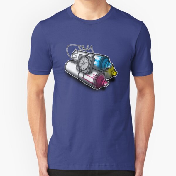 Graffiti Bombing Slim Fit T-Shirt