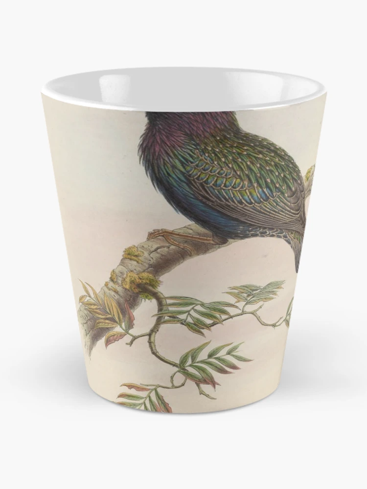 Aperçu 2 sur 4. Mug à café avec l'œuvre Birds of Asia by John... créée et vendue par Rodeoclash.