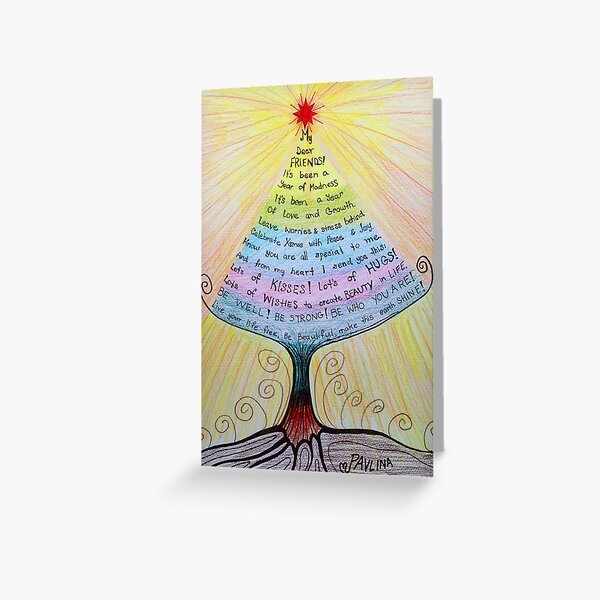 Christmas poem Greeting Card