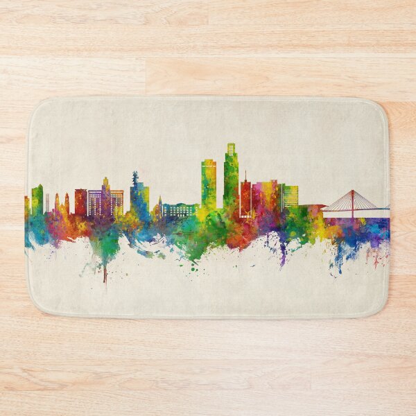 Item preview, Omaha Nebraska Skyline designed and sold by ArtPrints.