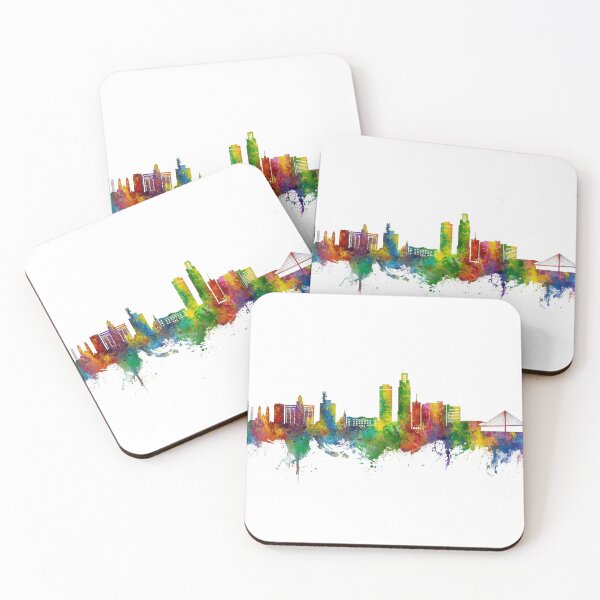 Item preview, Omaha Nebraska Skyline designed and sold by ArtPrints.