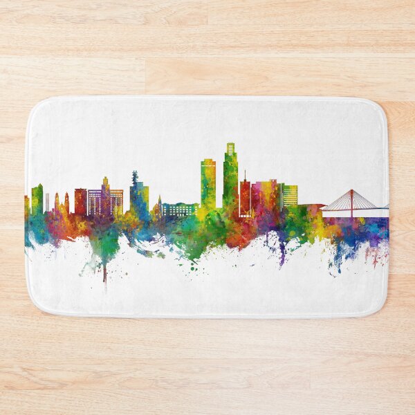 Item preview, Omaha Nebraska Skyline designed and sold by ArtPrints.