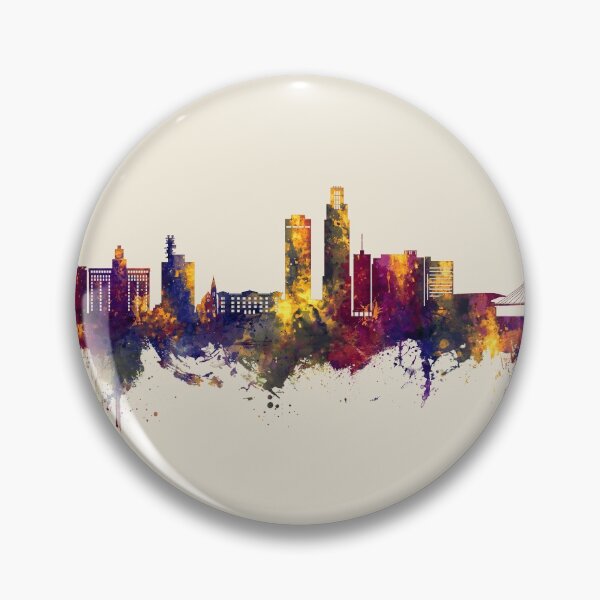 Artikelvorschau, Omaha Nebraska Skyline entworfen und verkauft von ArtPrints.