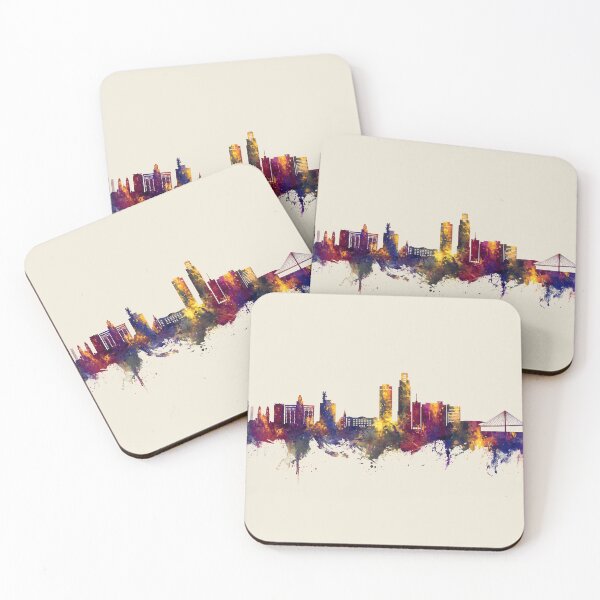Item preview, Omaha Nebraska Skyline designed and sold by ArtPrints.