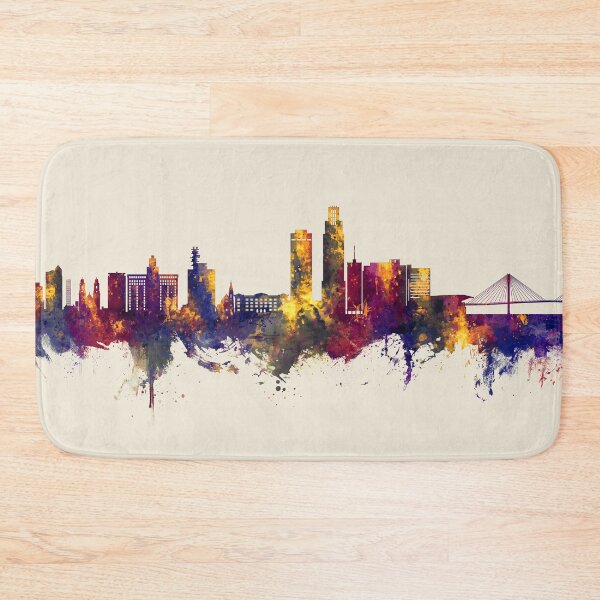 Item preview, Omaha Nebraska Skyline designed and sold by ArtPrints.