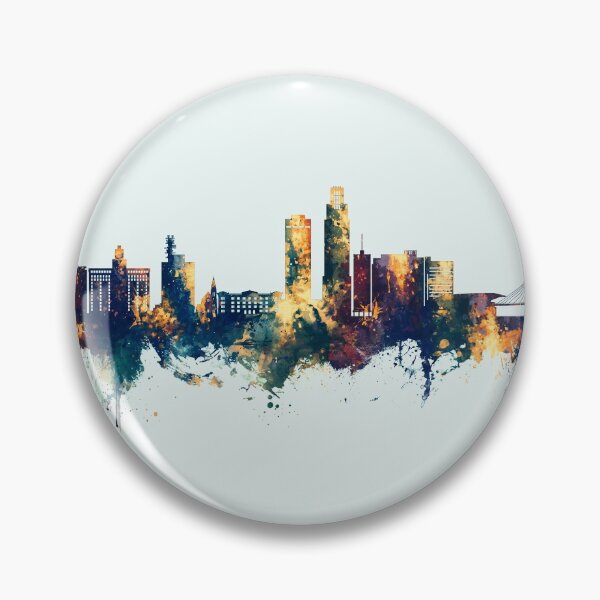 Item preview, Omaha Nebraska Skyline designed and sold by ArtPrints.