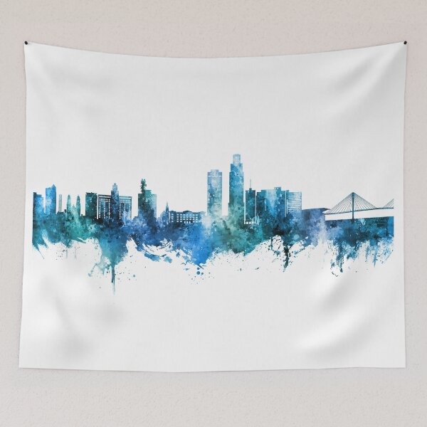 Item preview, Omaha Nebraska Skyline designed and sold by ArtPrints.