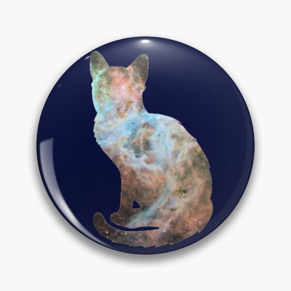 Item preview, Nebula Cat Silhouette  designed and sold by Amanda1775.