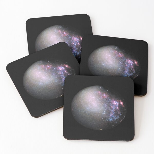 Item preview, Inter Galactic Bright Colorful Galaxy Image of Interacting Galaxies Circle Design designed and sold by TNDesignStudio.
