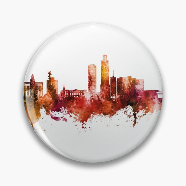 Item preview, Omaha Nebraska Skyline designed and sold by ArtPrints.